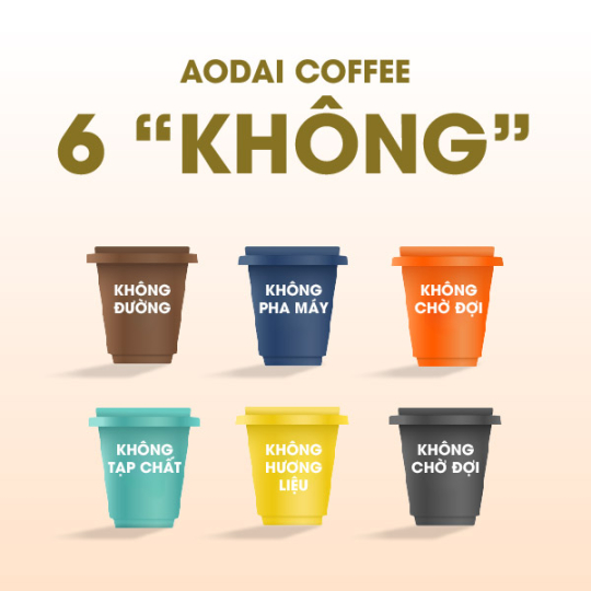 Hộp 3 Viên Cafe Hòa Tan Sấy Thăng Hoa Nguyên Chất AODAI COFFEE Từ Hạt Robusta - Hộp 3 viên Mix Cafe