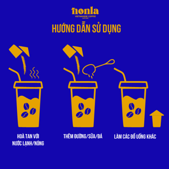 Hộp Cafe  Mix Vị Sấy Thăng Hoa NONLA 18 Viên